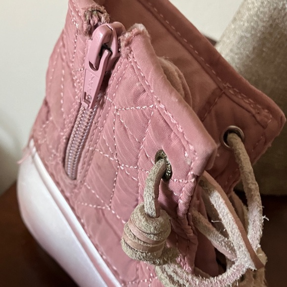 Sperry Kids Pink Lace-Up Boots - Picture 9 of 11